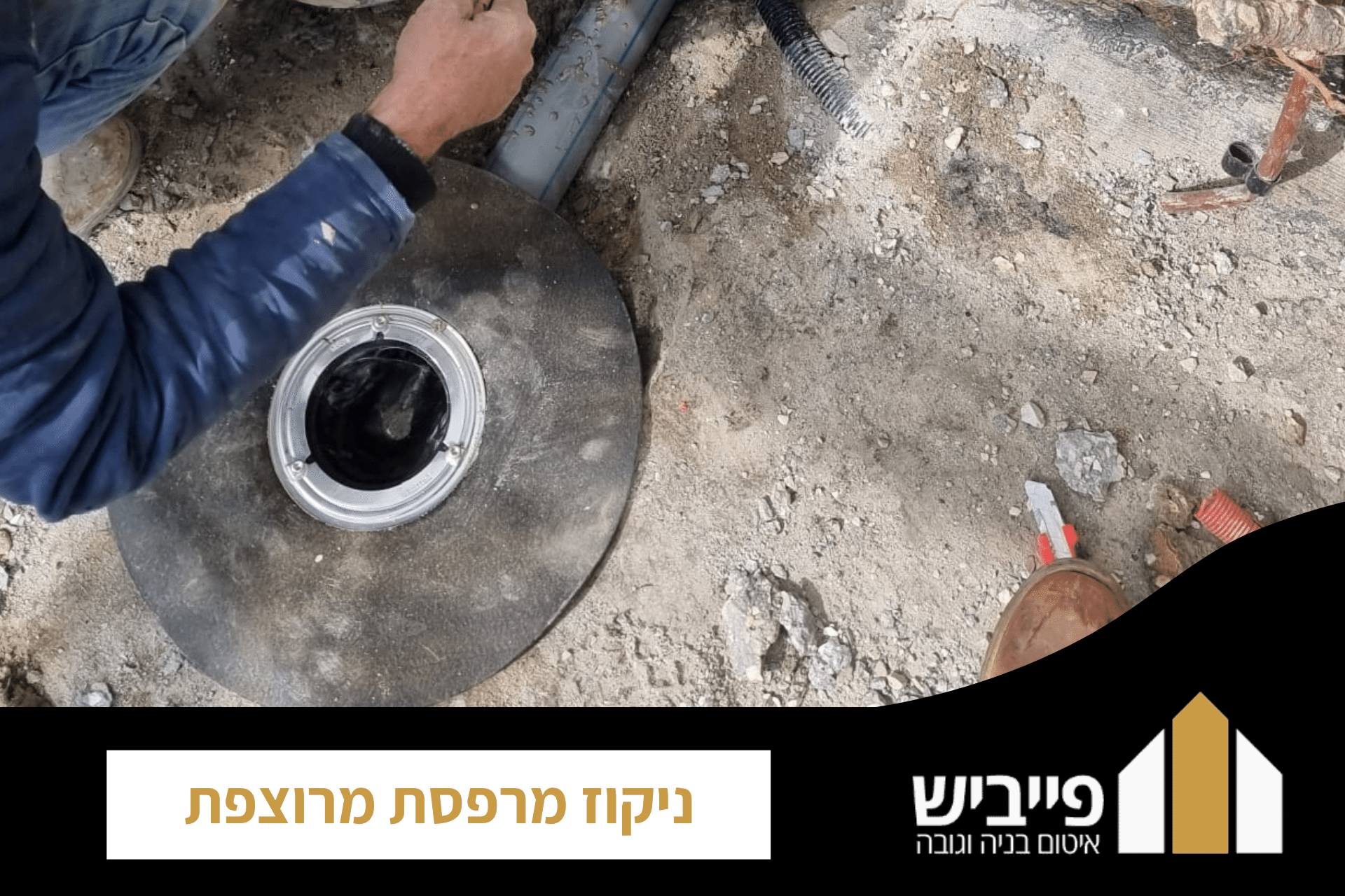 ניקוז מרפסת מרוצפת