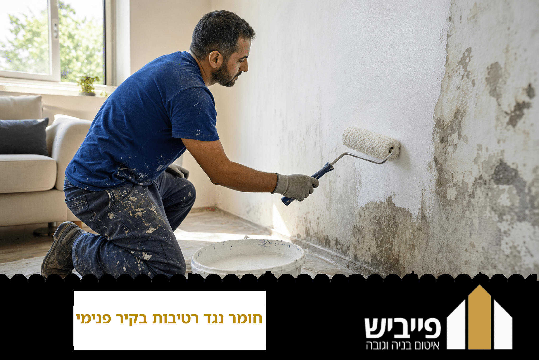 חומר נגד רטיבות בקיר פנימי