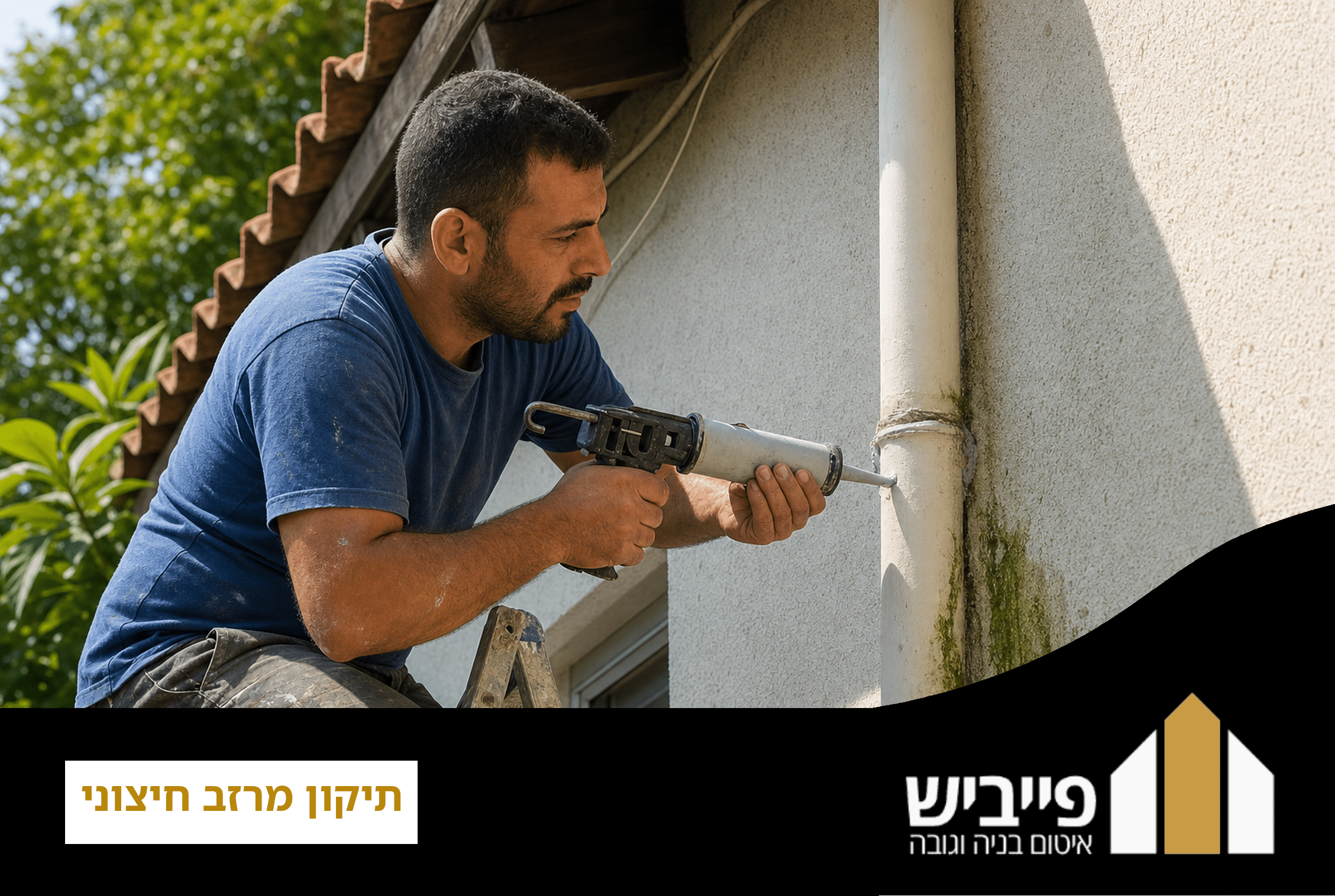 תיקון מרזב חיצוני