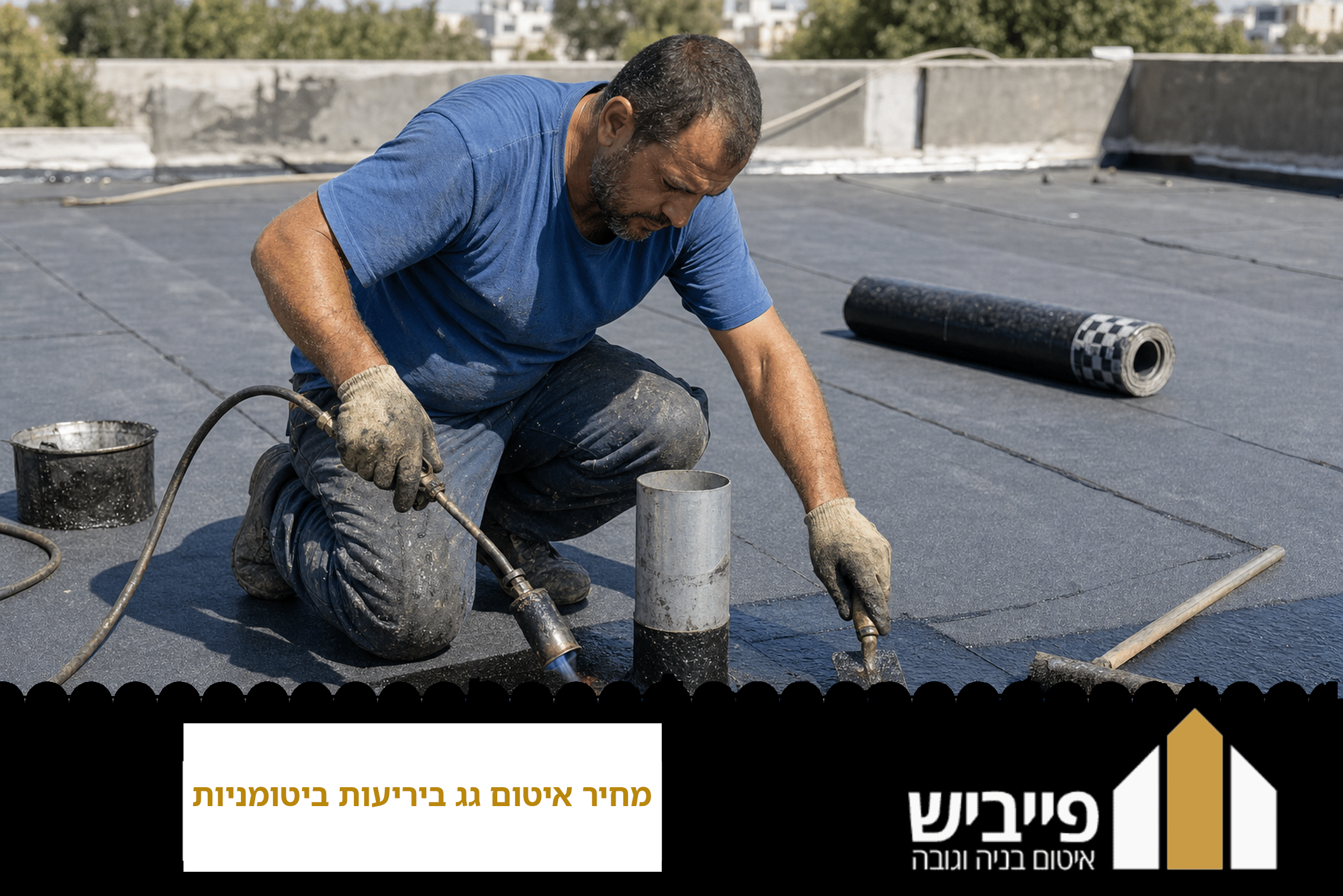 מחיר איטום גג ביריעות ביטומניות