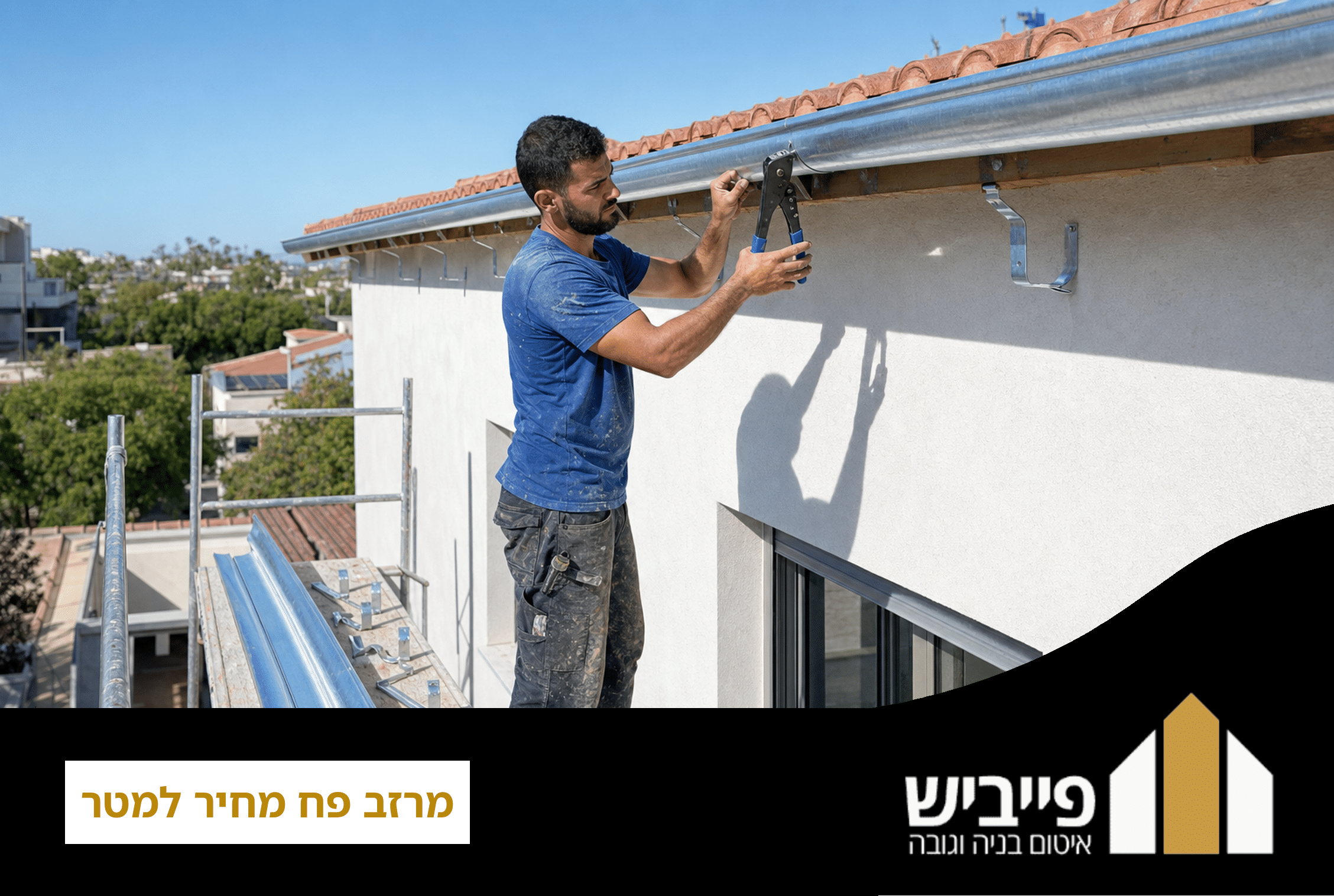 מרזב פח מחיר למטר