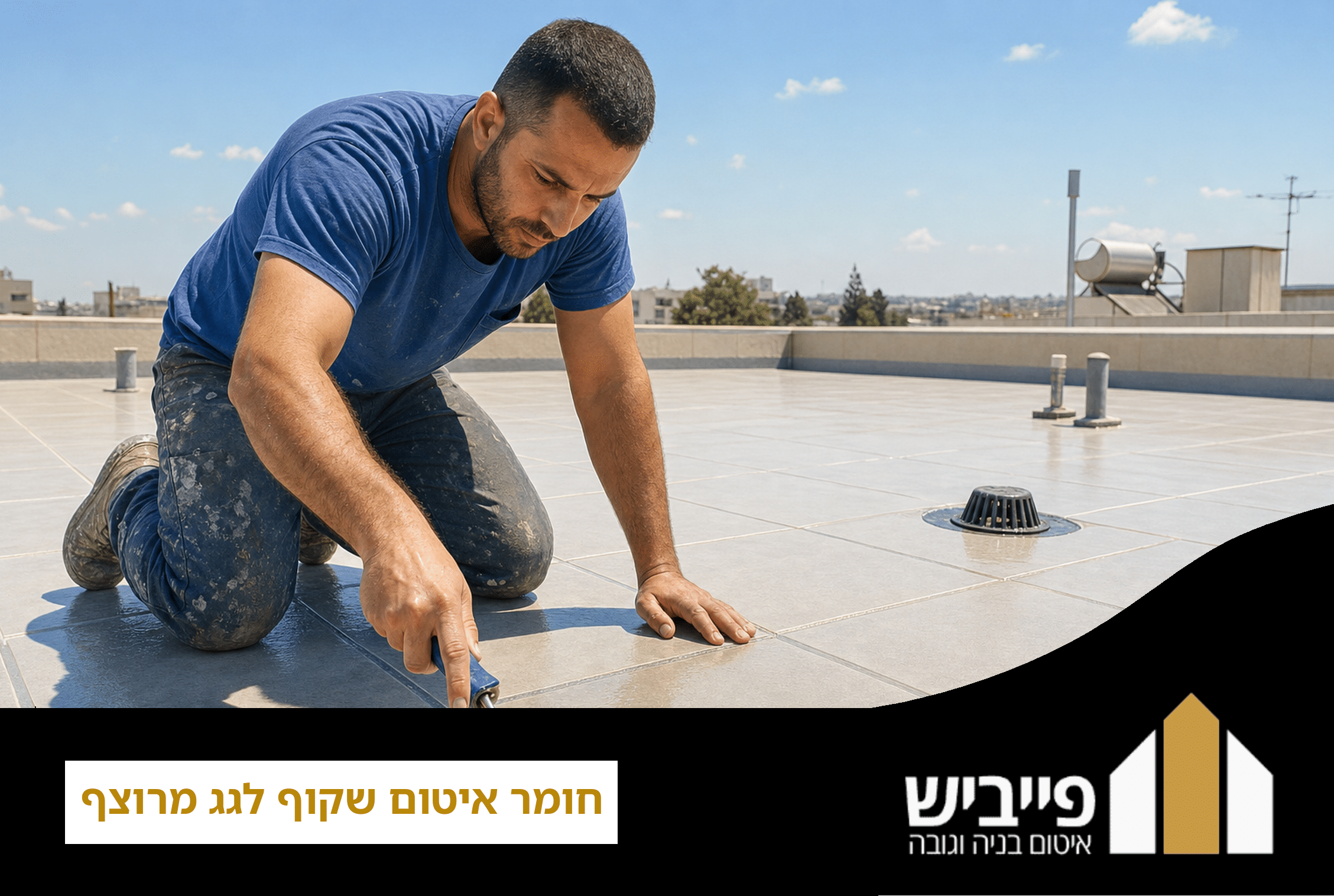 חומר איטום שקוף לגג מרוצף