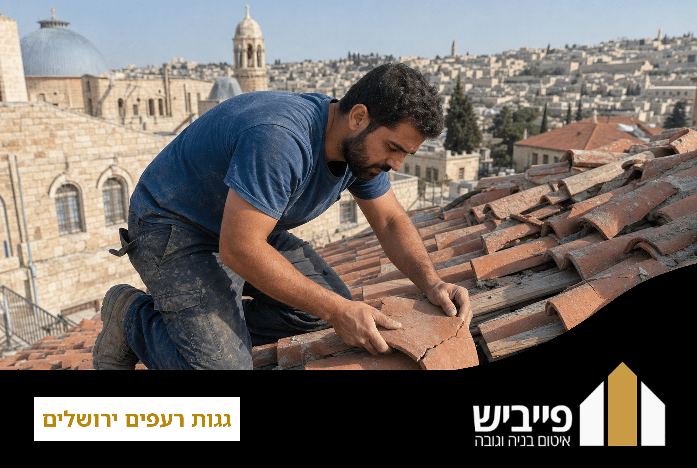 גגות רעפים ירושלים — בדיקה מקצועית וזיהוי נזקים