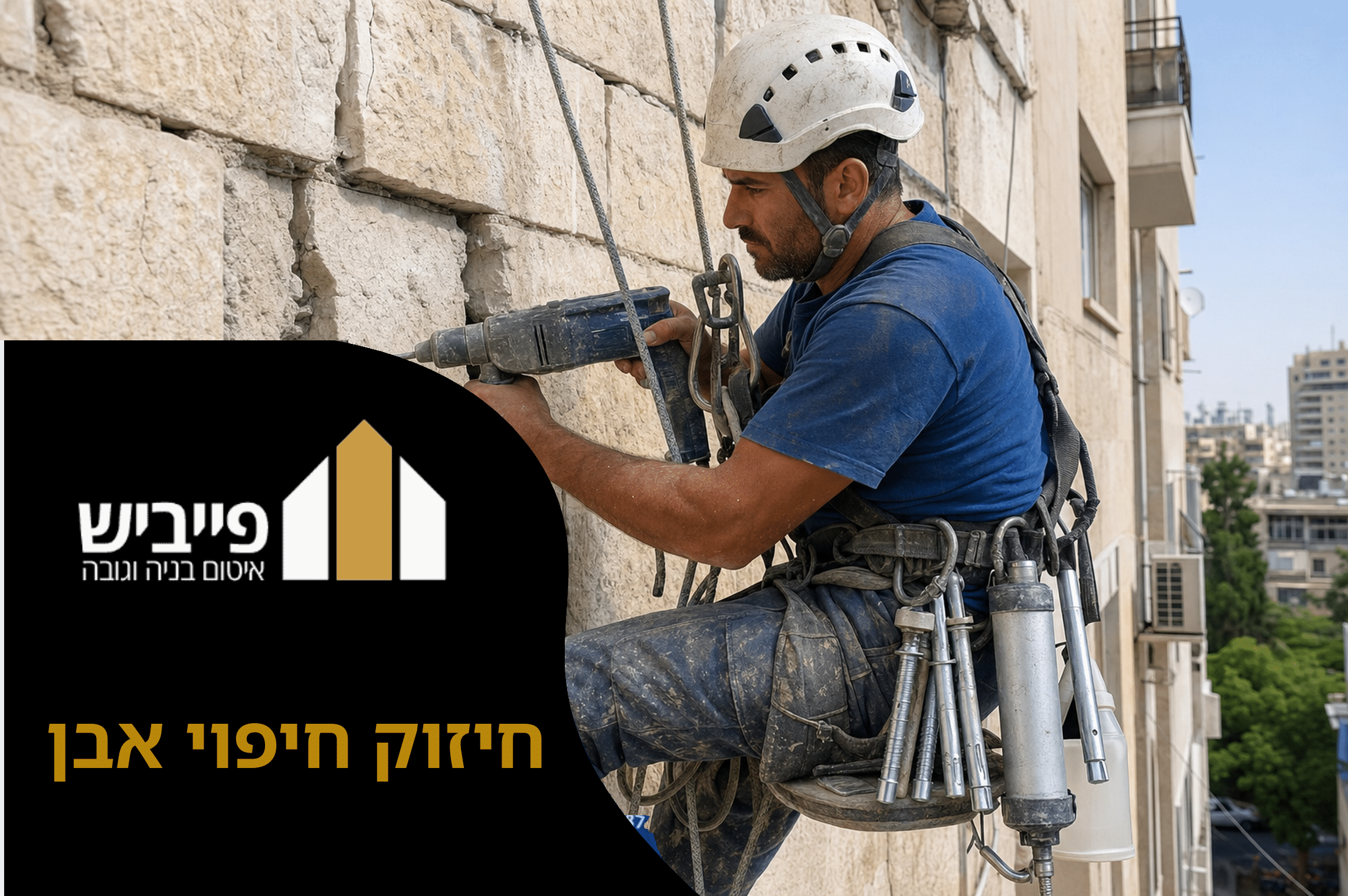 חיזוק חיפוי אבן
