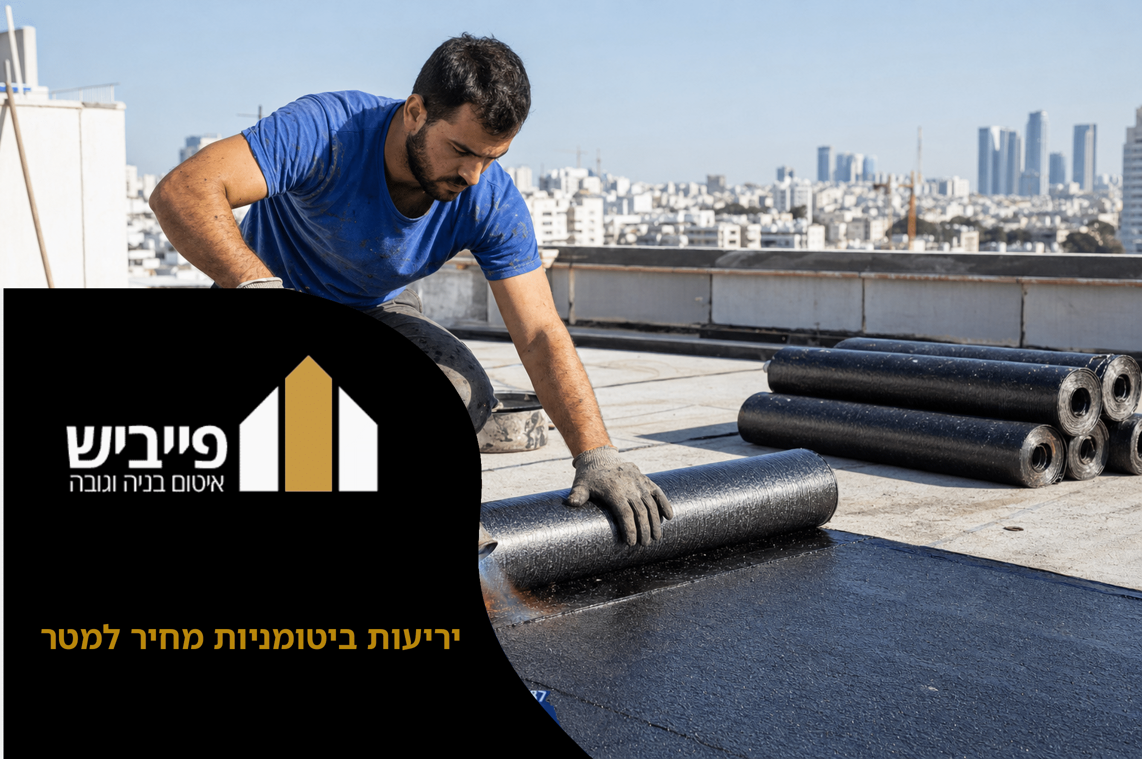 יריעות ביטומניות מחיר למטר — מדריך מקיף לבחירת החומר והקבלן הנכון