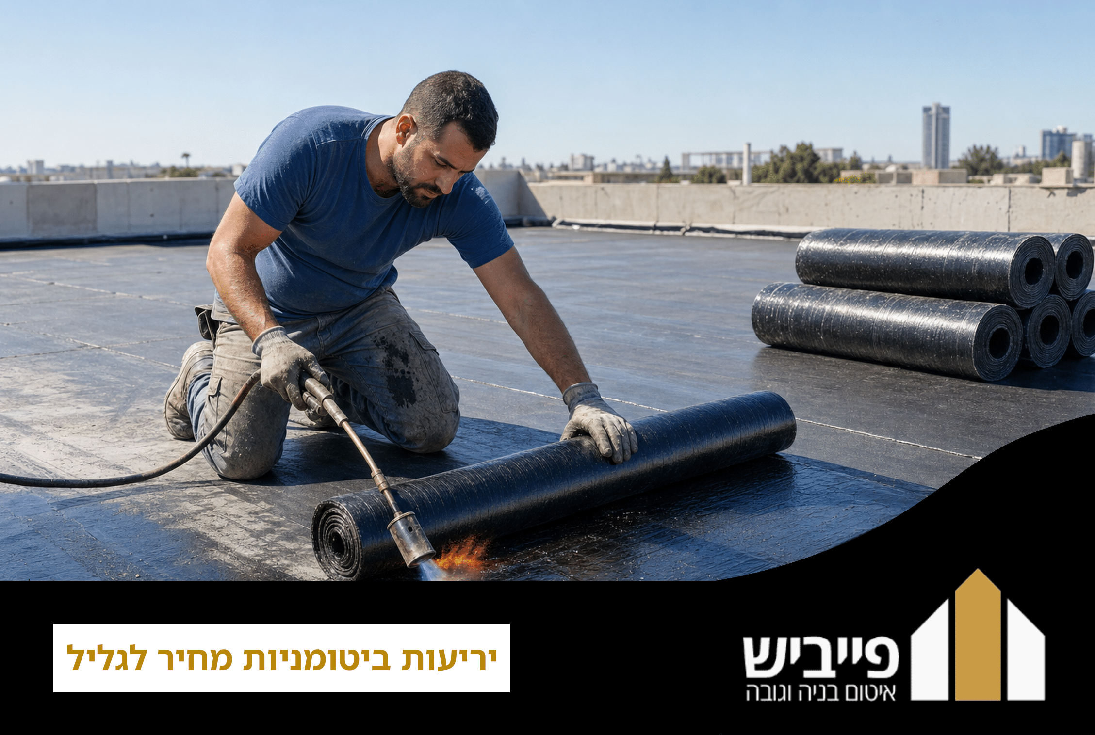 גליל יריעות ביטומניות 4 מ