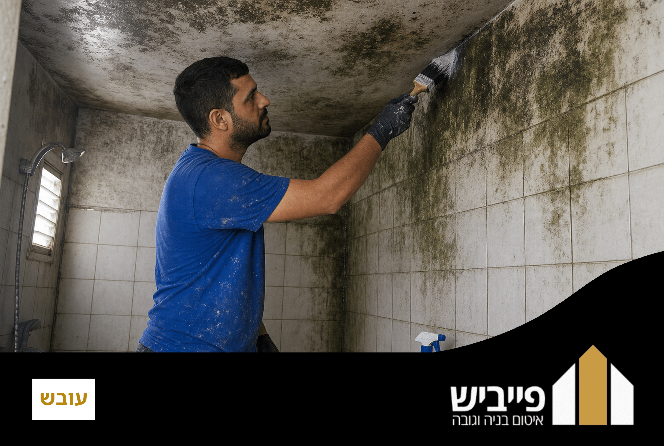 עובש מתפשט בפינת חדר — איתור מוקדם וטיפול נכון הם המפתח למניעת נזק בריאותי ומבני רחב יותר