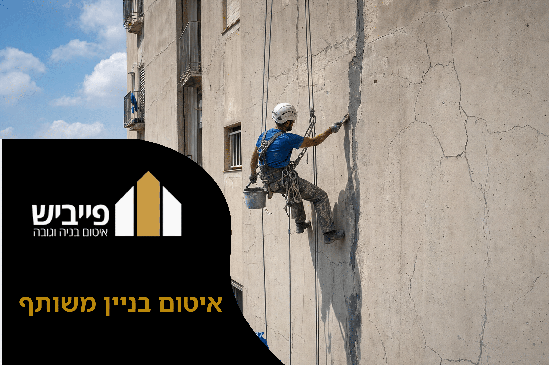 גג משותף אחרי איטום מקצועי ביריעות ביטומניות — פייביש איטום בנייה וגובה, קבלן רשום 38555