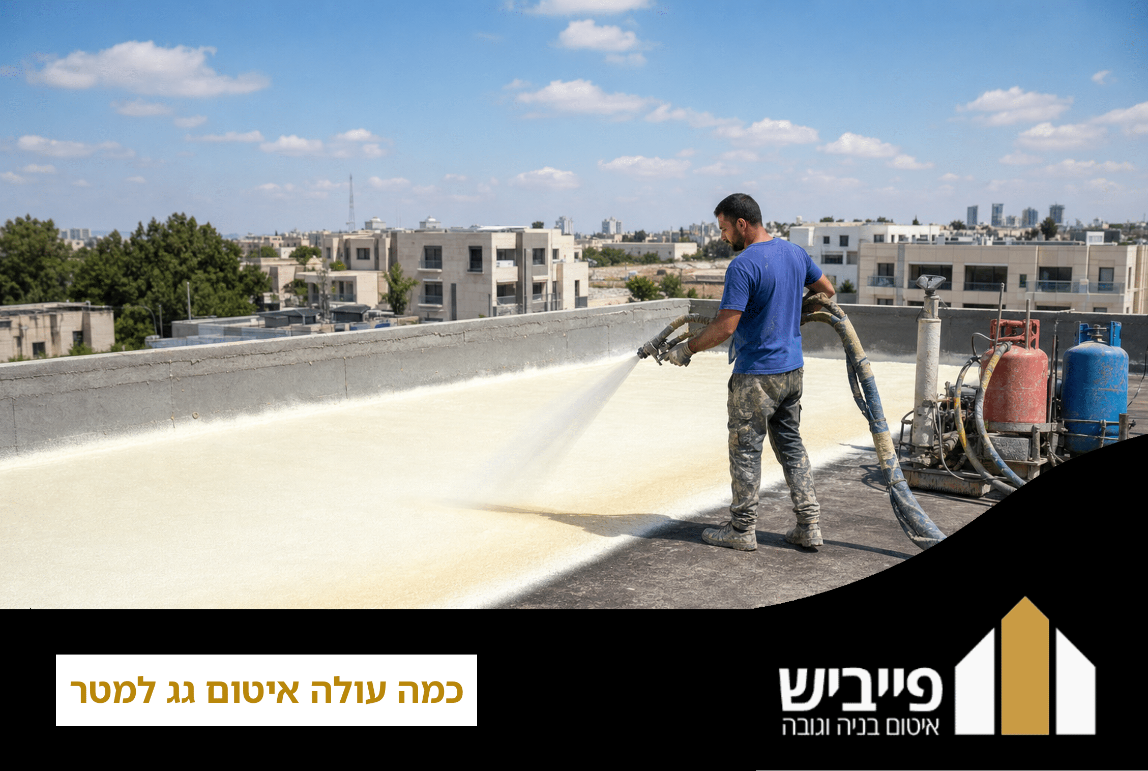 כמה עולה איטום גג למטר