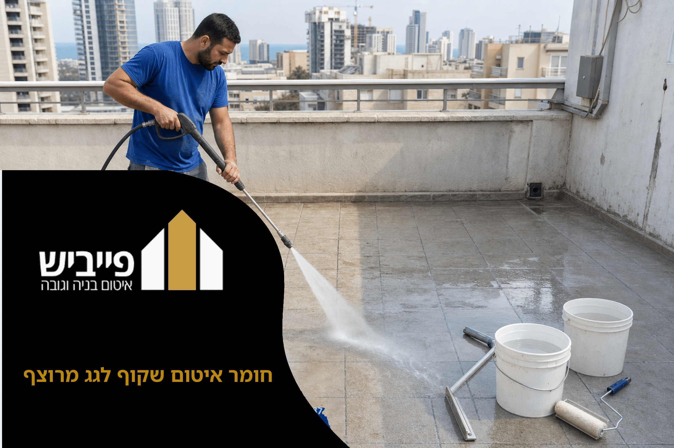 חומר איטום שקוף לגג מרוצף