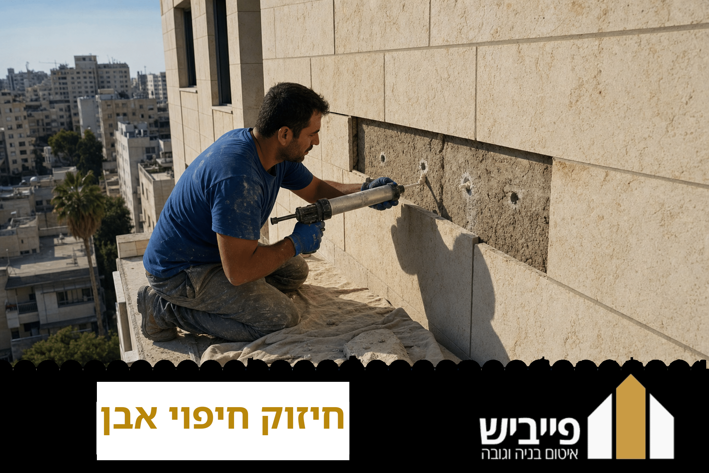 חיזוק חיפוי אבן