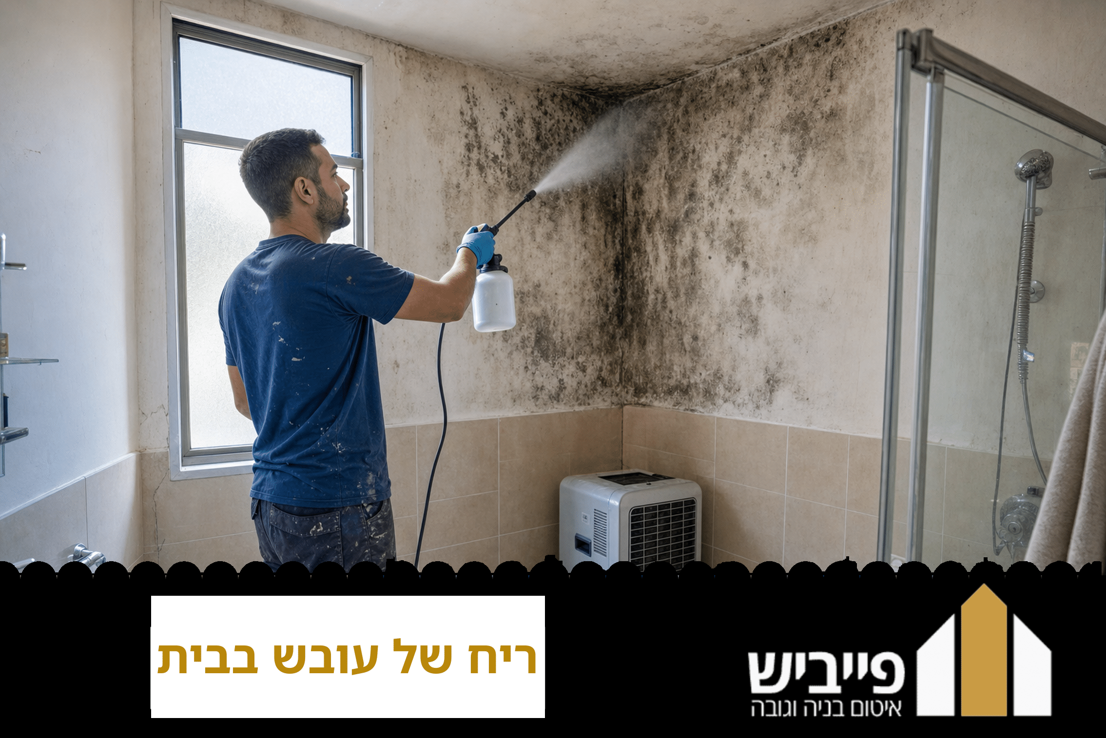 טיפול מקצועי בריח של עובש בבית עם ציוד ייבוש תעשייתי ומניעת חזרה עתידית