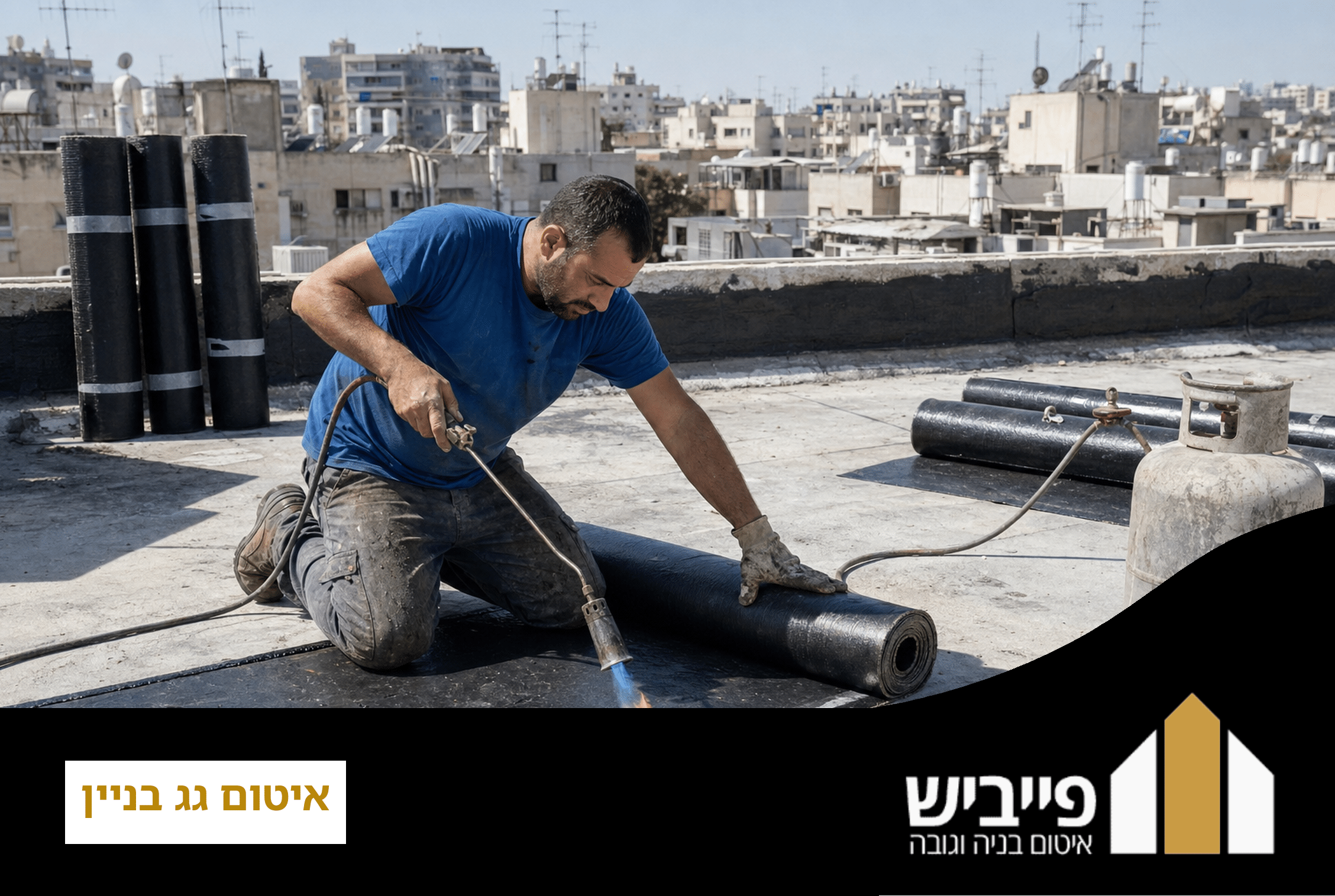 איטום גג בניין