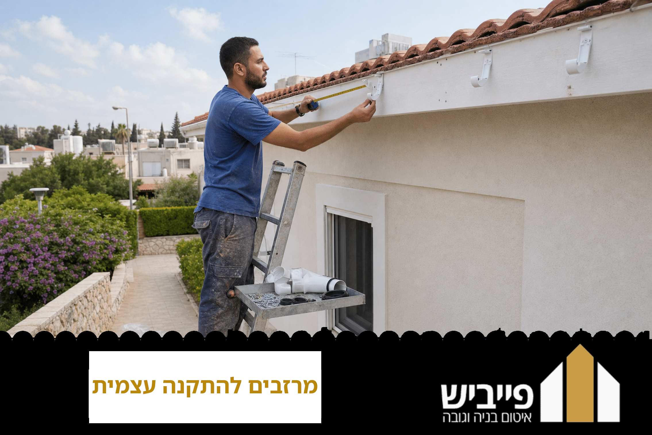 מרזבים להתקנה עצמית
