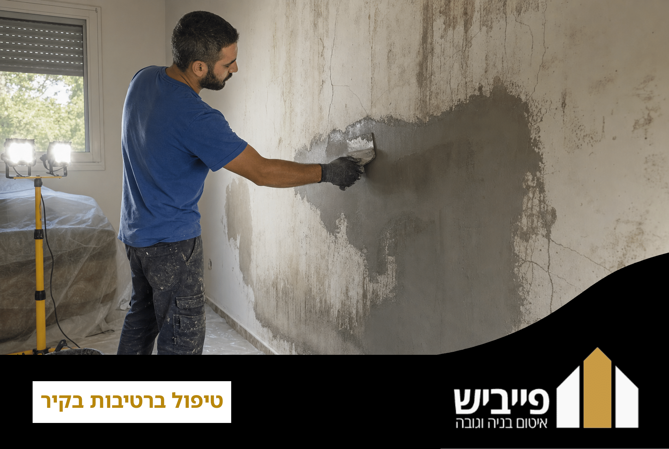 טיפול ברטיבות בקיר