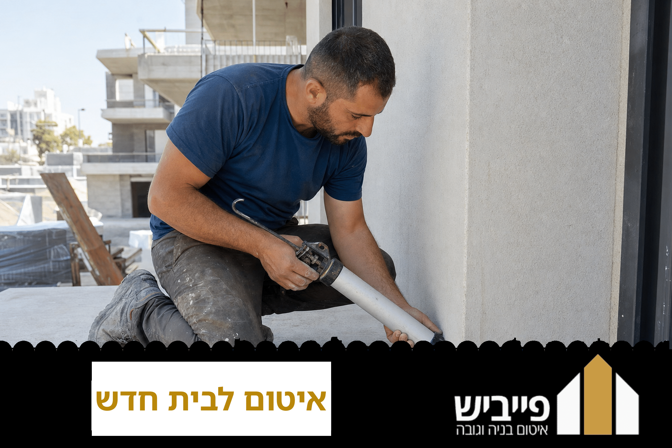 מערכת איטום מקצועית לבית חדש עם אחריות 7 שנים בכתב, מבוצעת על ידי פייביש איטום בנייה וגובה