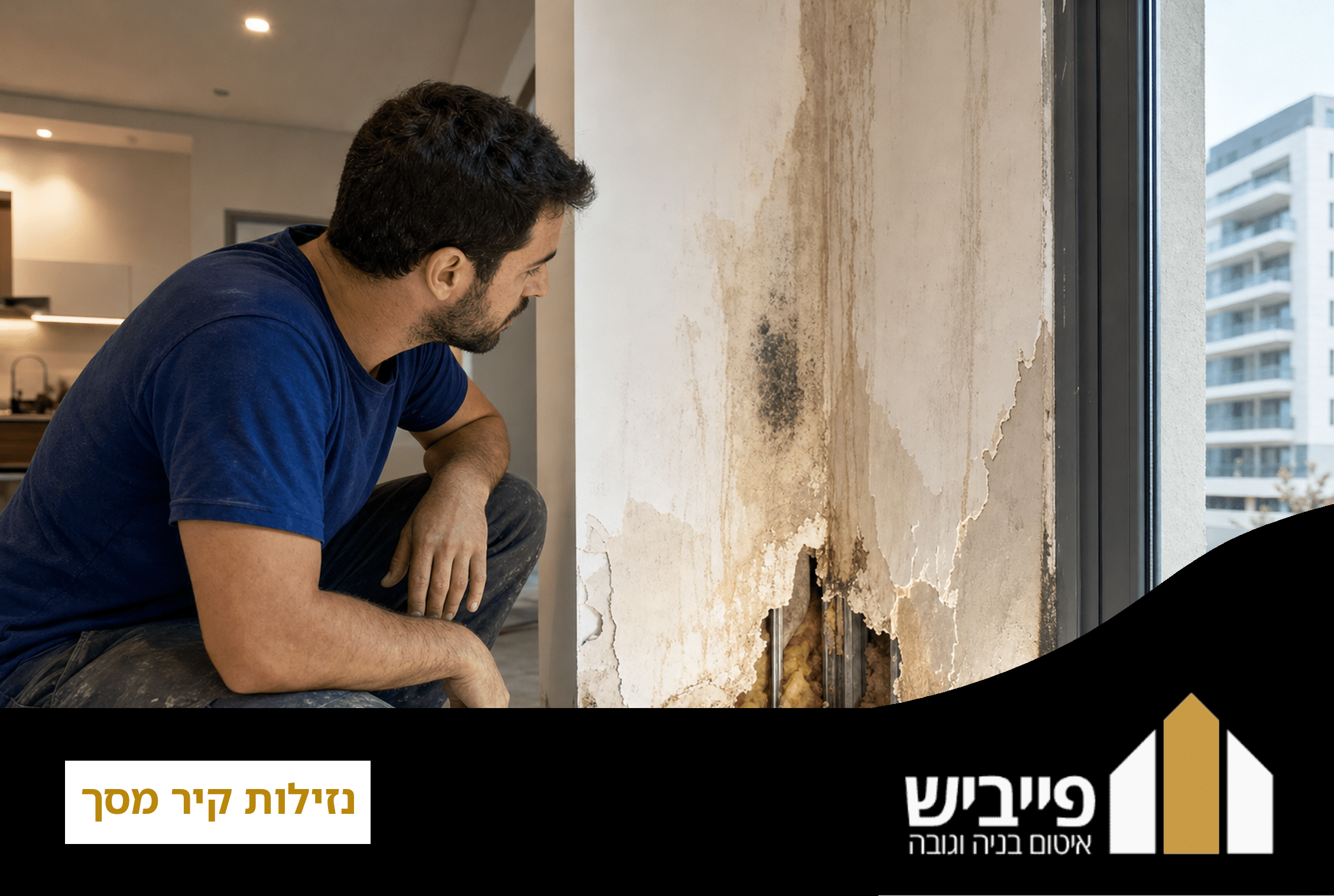 נזילות קיר מסך