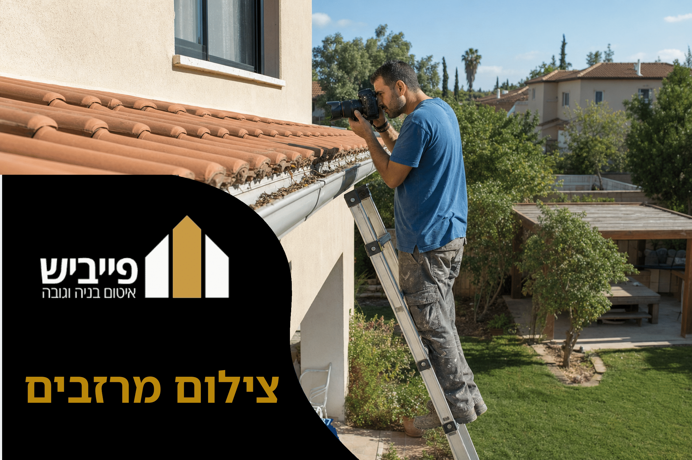 תיעוד צילומי של נזק במרזב — סדק מיקרוסקופי וקורוזיה פנימית שזוהו בבדיקת צילום מרזבים מוקדמת